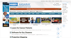 Desktop Screenshot of haberaksaray.com
